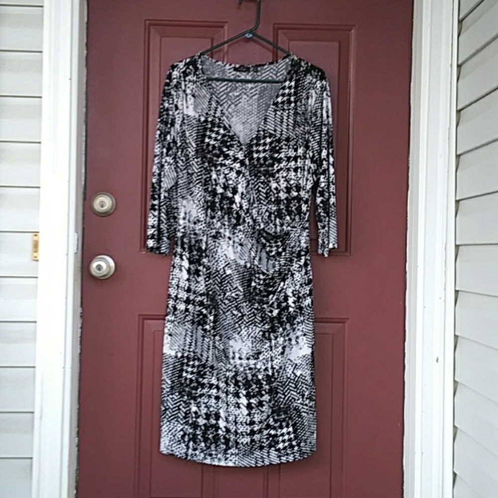 Beautiful Faux Wrap Dress